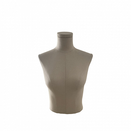 Манекен Бюст женский в ткани famale-bust-2-light-brown