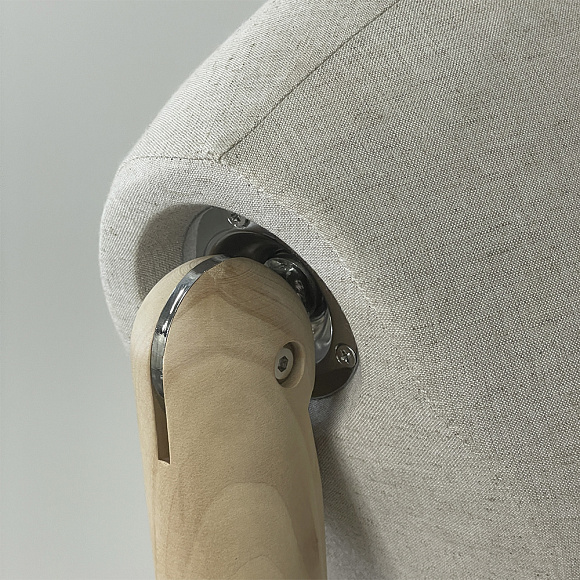 Торс мужской обтянутый тканью руки на коннекторах VINM-OVAL-N14-WA-2-fitting