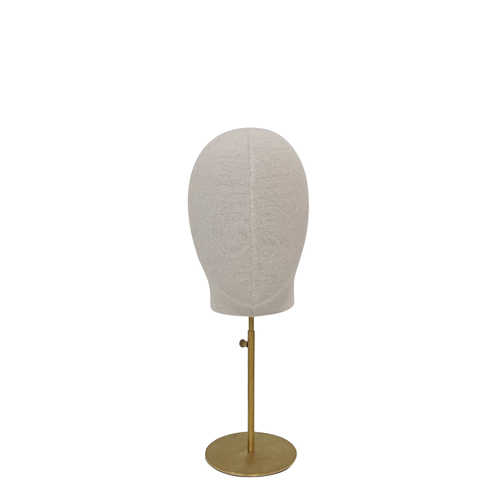 Голова мужская Male head 1-N14/ROUND brushed golden ST9026