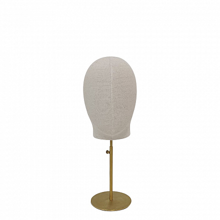 Голова мужская Male head 1-N14/ROUND brushed golden ST9026