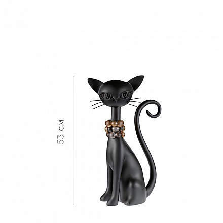 Черная кошка Whisky 53 см