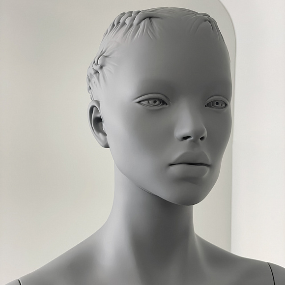 Манекен женский с гантелями CFF-3Y-KAYH-H-PANTONE COOL GRAY 8C