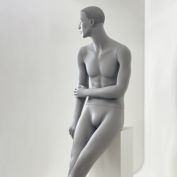 Манекен мужской CSM-8-HAN-SH-PANTONE COOL GRAY 8C