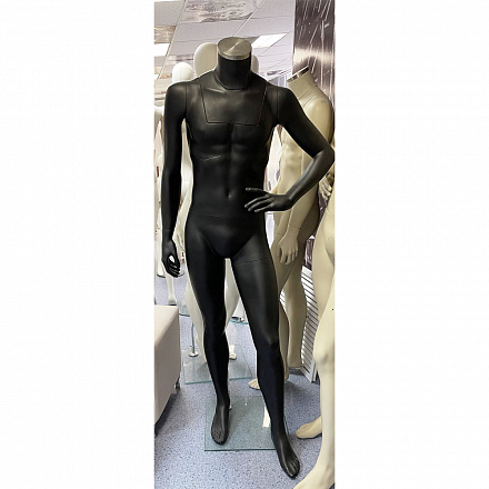 Манекен мужской CFWHM-078 with neck cover #14, color no#A-01,skin 527 (Выставочный образец)