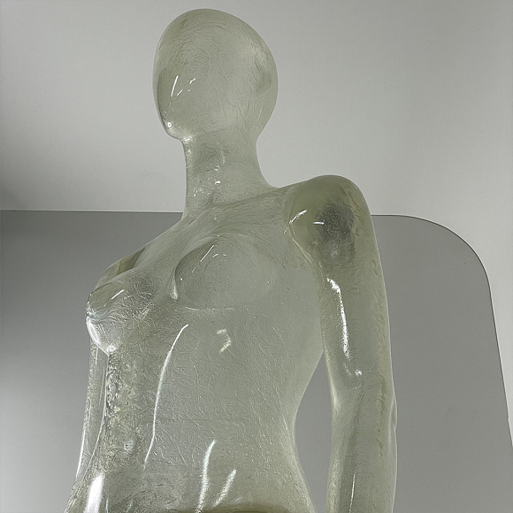 Манекен женский прозрачный для съемки FSF-10-ALEXA-half transparent HG001