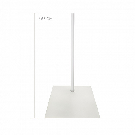 Подставка для торса Metal base SQUARE off centre